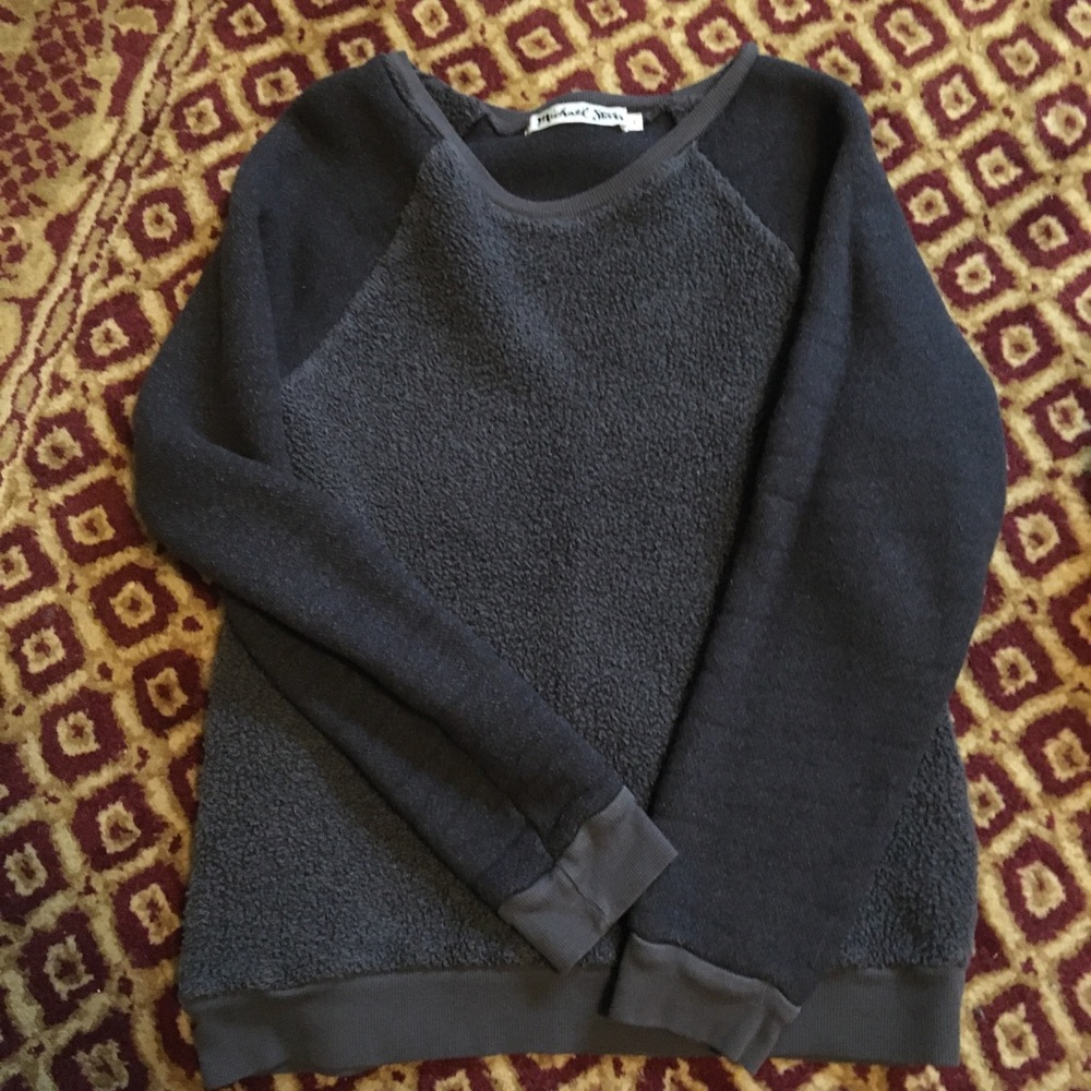 Fuzzy Raglan sweatshirt - Picture 2 of 5